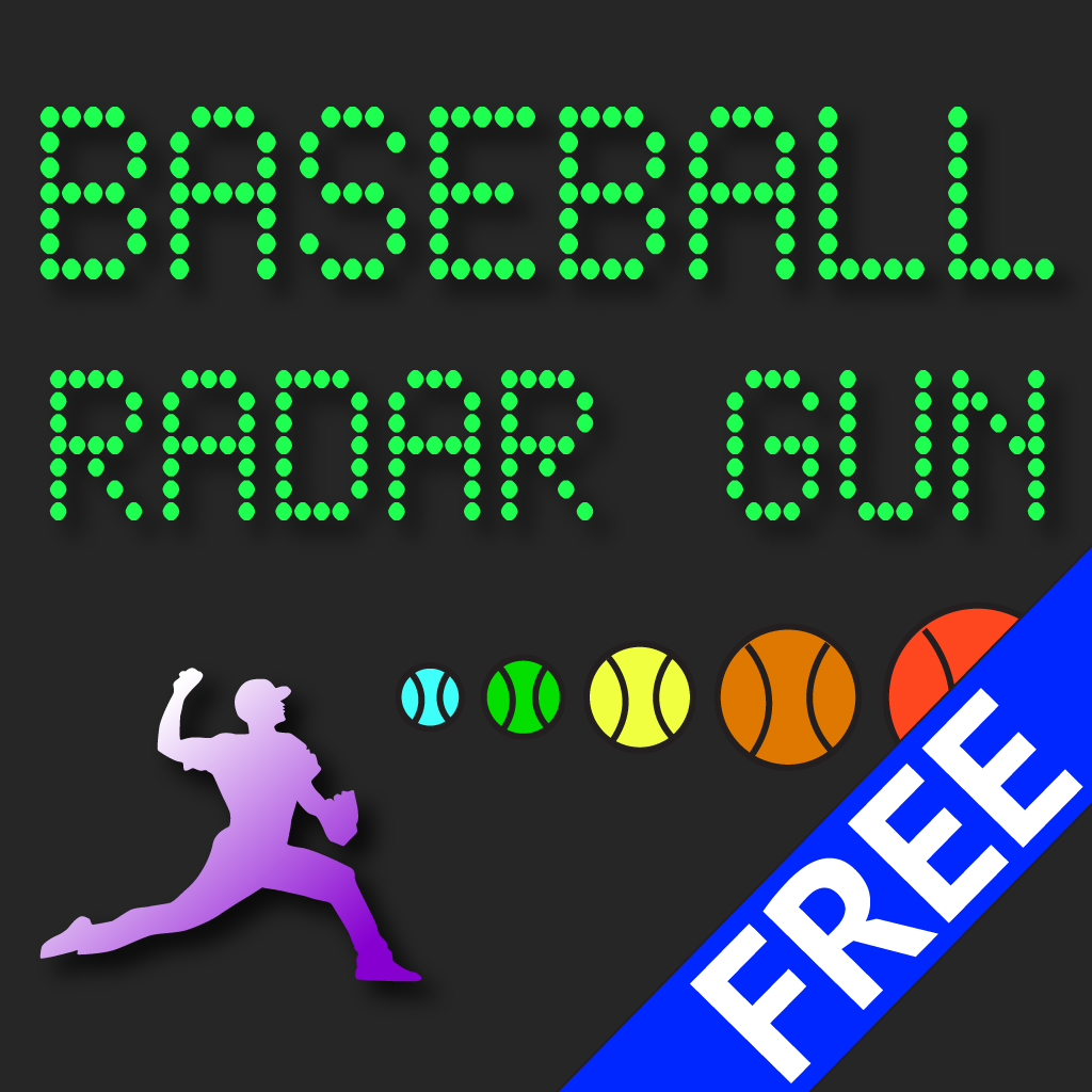 Baseball Radar Gun High Heat Free Pitch Speed and Velocity MPH